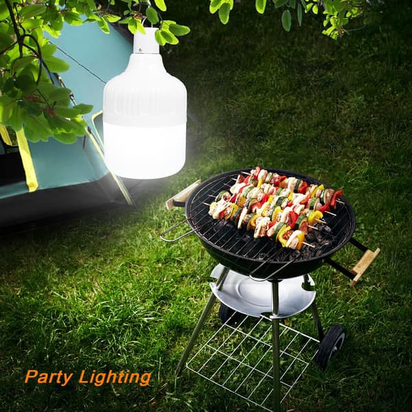 Campinglampe, Campinglampe med USB genopladelig 60W 3 tilstande dæmpbar