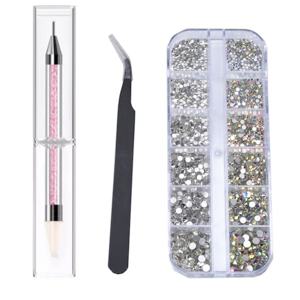 Rhinestone-naglar