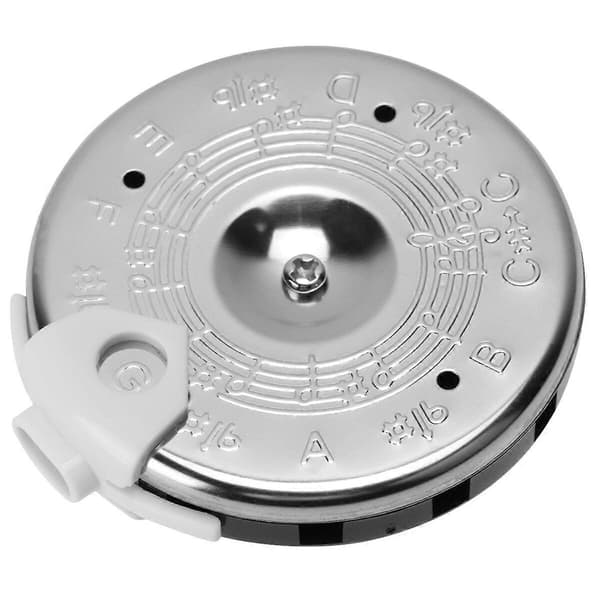 13 Tone Note Key Kromatisk 13 Huller C-C Stemmepibe Guitar Tuner Stemning Violin Bas (Sølv)