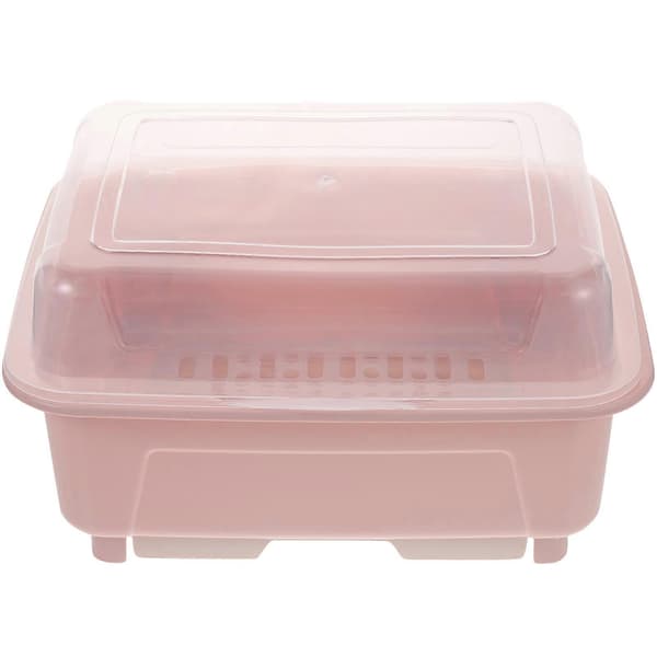 Diskställ Kök Bestick Diskställ Tallrik Kopp Diskställ med Lock Droppbricka