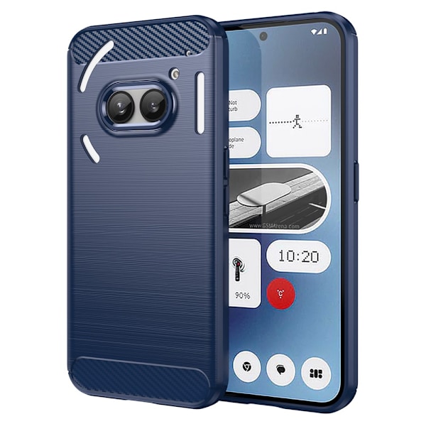 SKALO Nothing Phone (2a) Armor Carbon Stöttåligt TPU-skal - Fler färger Blå