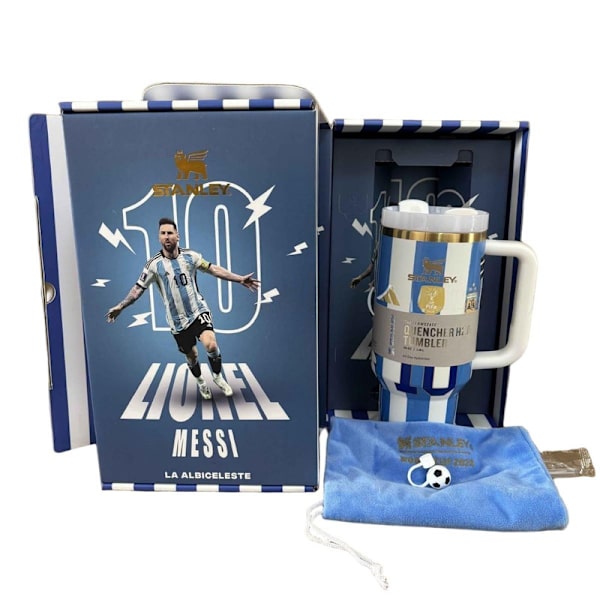 Stanley × Messi Samarbejde: “Cool Master Cup” Argentina Edition (Stor Kapacitet)