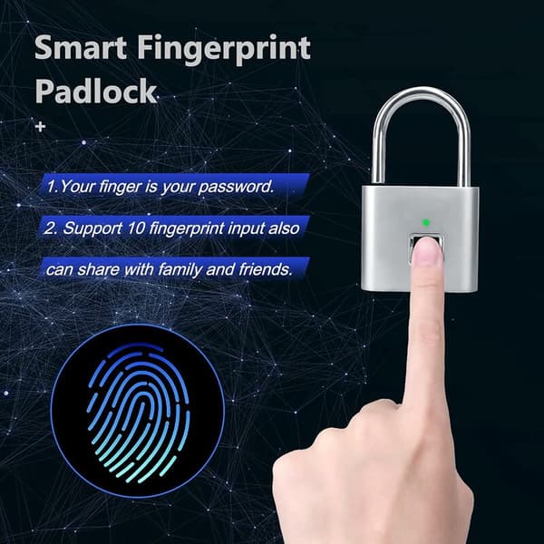 Fingeravtryckslås, Vattentätt fingeravtryckslås, med USB-laddning