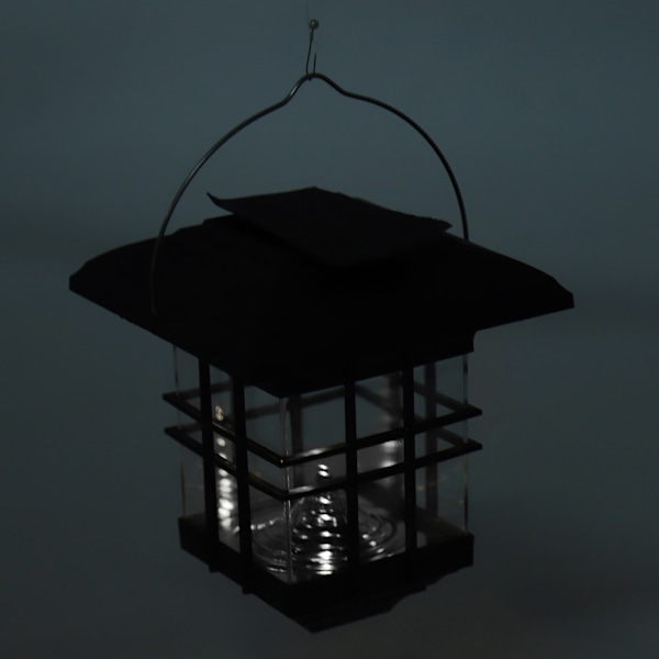 Utomhus Solcellsdriven Husformad LED-lampa, Energibesparande Trädgårdslandskapslampa Med Automatisk Sensor För Vitt Varmt Ljus, Solcellspelarlampor