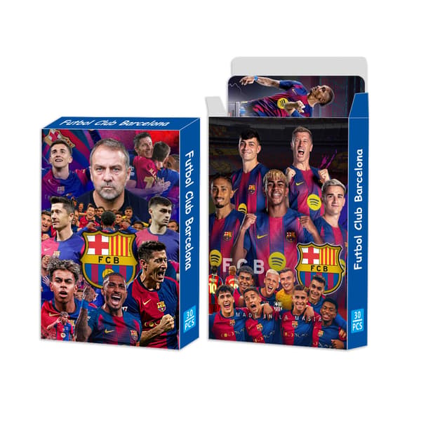 Fodboldklub samlekort LOMO-kort, 30 kort pr. sæt - Barcelona-01