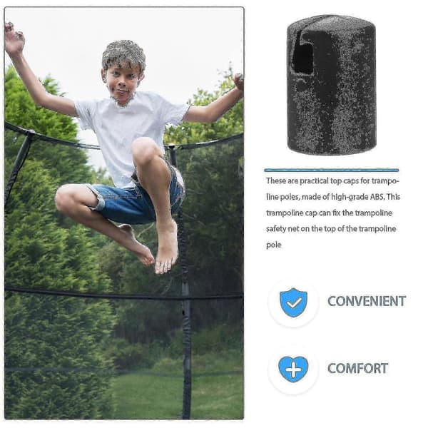 1 Set Trampolinrörsskydd Ersättningsdelar till Trampolin Trampolinrörshättor