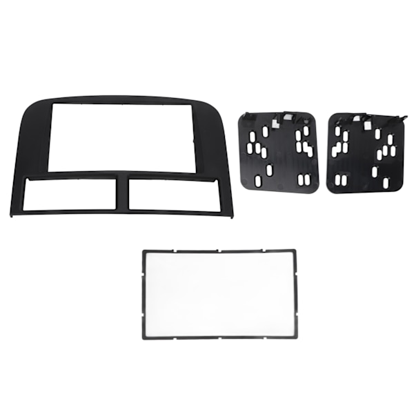 Premium Dubbel Din Eftermarknads Stereo Dash Kit, Perfekt Passform För Jeep Grand Cherokee 1999-2004, Navigationsram Med Texturerad Premiumkvalitets ABS