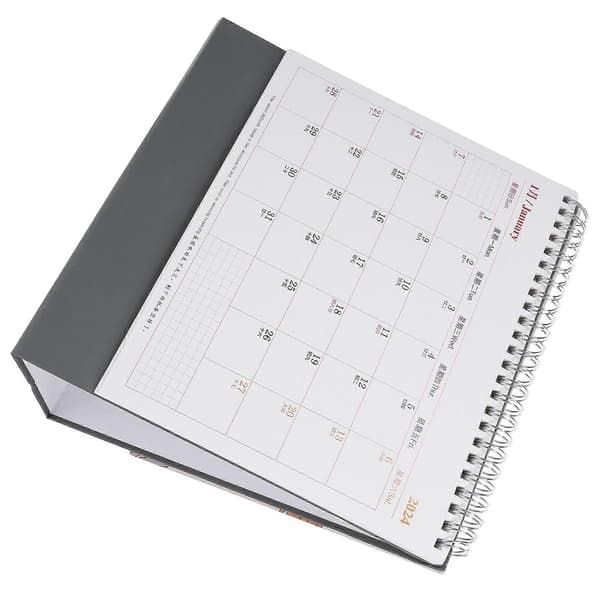 Bordkalender Månedskalender Skrivebordskalender 2024 Månedskalender Planleggerkalender