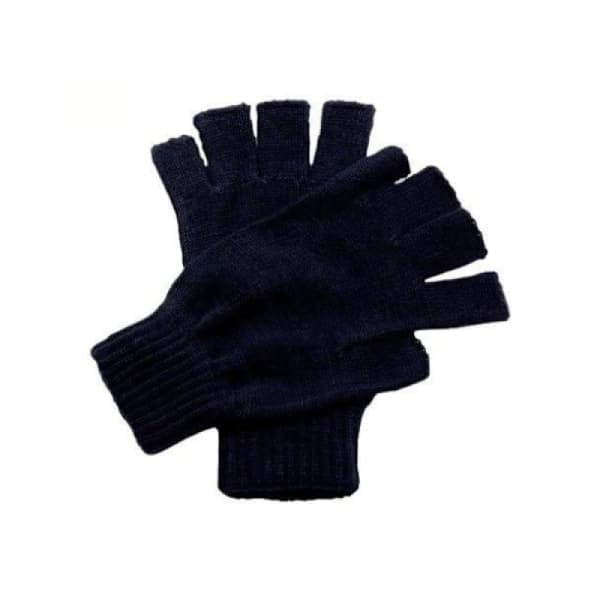 #Svarta fingerløse handsker til kvinder vinter skrive halvfingerhandsker#