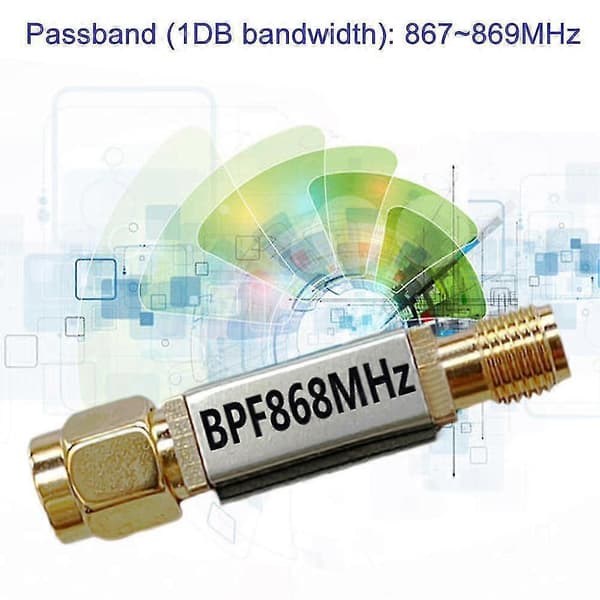 868mhz Rfid Sav Pass Filter Bredde 867-869mhz. Sma Interface S Indsæt Og Ud-af
