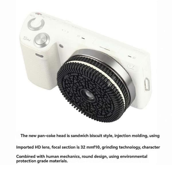 32mm F10 Fritt Fokus Pancake-Objektiv til E-Mount Serie Spejlløse Kameraer