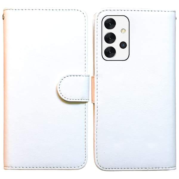 Galaxy A32 5G, Leather Case, Protection, Brown Brun