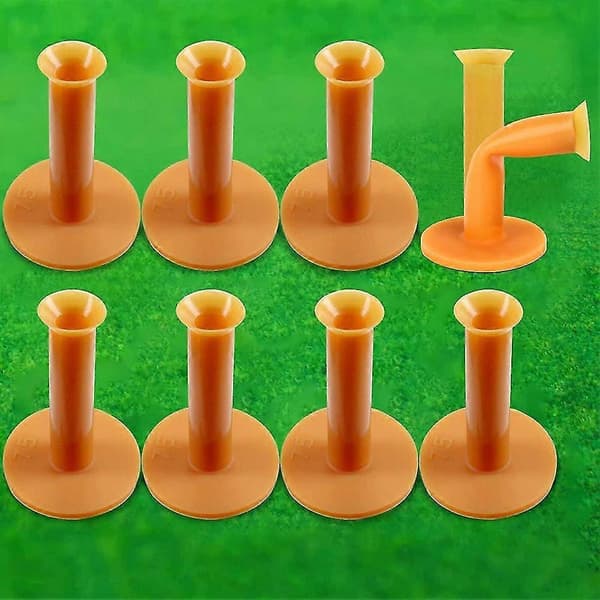 20 stk. Golf Rubber Tees, slitesterke og stabile Rubber Tees, perfekt for golfslagmatter