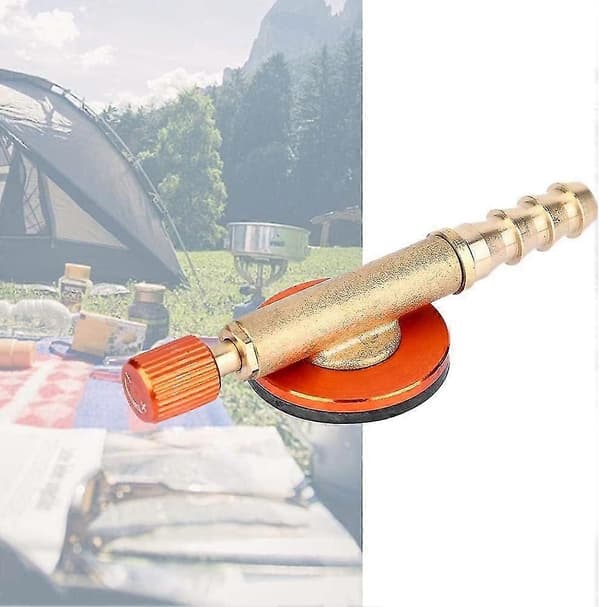 Gasspåfyllingsadapter, Gasskomfyradapter i messing Universal Gasspåfyllingsadapter Slitesterk Gassbryteradapter