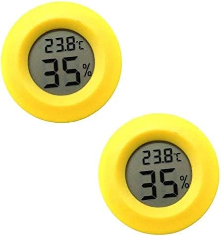 2 st Mini Digital LCD Temperatur Luftfuktighetsmätare Termometer Hygrometer