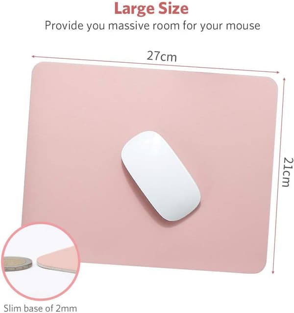 Musematte 270x210x2mm, sklisikker vanntett PU-skrivebordsmatte