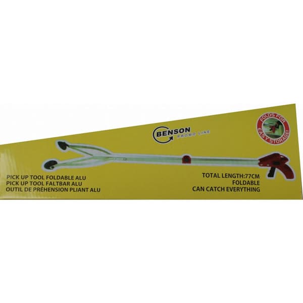 Skräpplockare / Hopfällbar Griptång - 82 cm Metallutseende