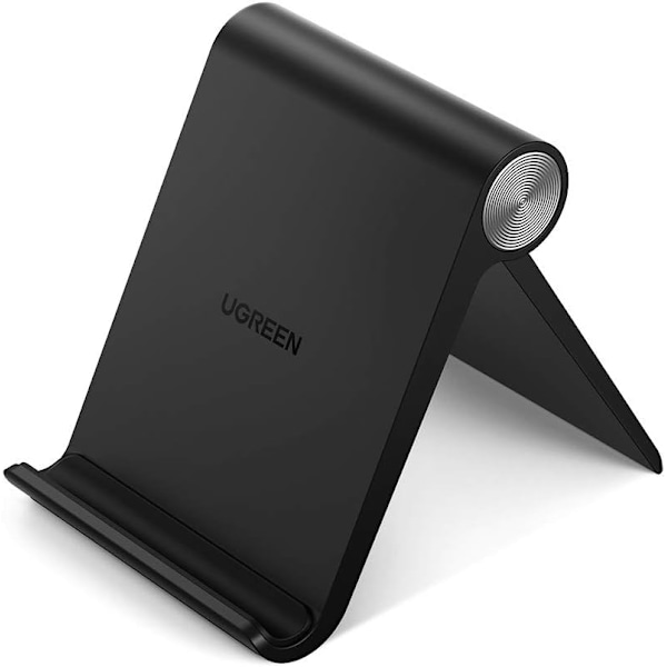 Universell Kompatibilitet Mobiltelefonställ, Hållbart ABS-material Portabelt Ställ, Frigör Dina Händer Vikbart Ställ för Kontorsbruk (Passar Enheter 4 Till
