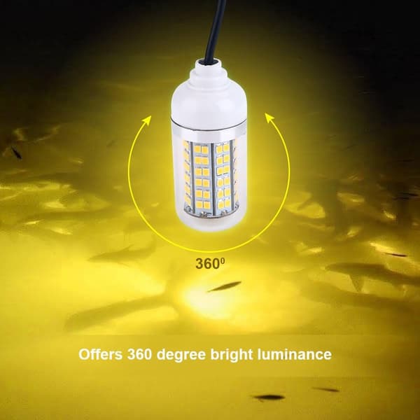 Fiskeri LED-lys, 12V Plastik Udendørs LED Vandtæt Under Vand