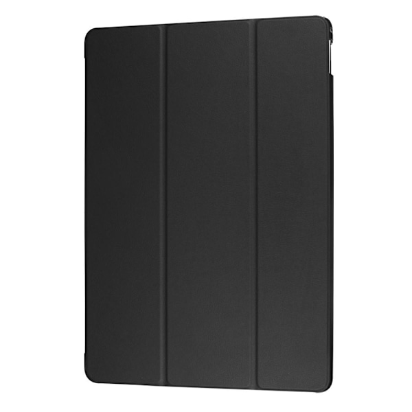 iPad Pro 12.9 (2017) - Tri-Fold Läder Fodral - Svart Black Svart