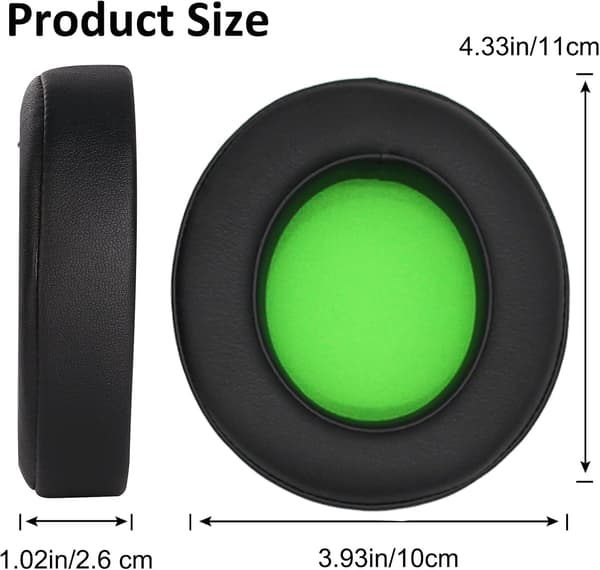 1 par udskiftningsørepuder til Razer Kraken Pro V2-headset Razer
