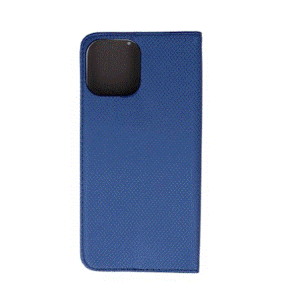 Smart Case Book för  iphone 13 marinblå blå