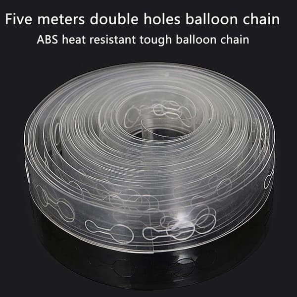 Ballongkrans, bueforbindelseslist i plast, ballongbue