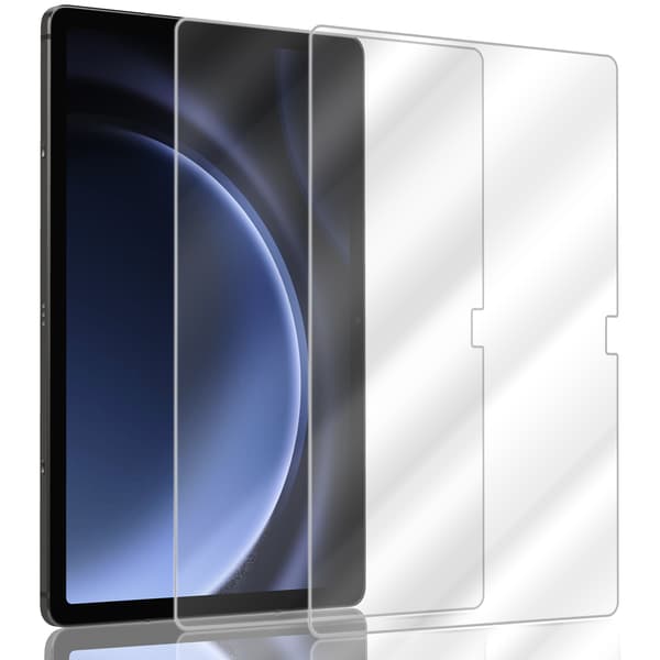 2-pack Samsung Tab S9 FE Plus Skärmskydd - Härdat Glas 9H - Superkvalitet 3D