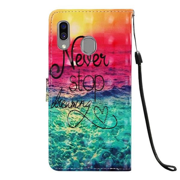 Plånboksfodral Samsung Galaxy A40 – Never Stop Dreaming