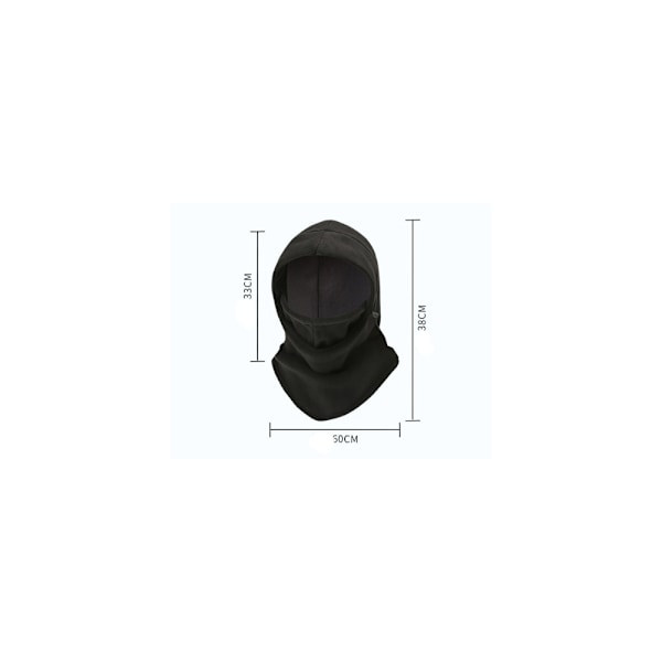 2st Vinter Utomhus Cykelmask Tjock Isolerad Vadderad