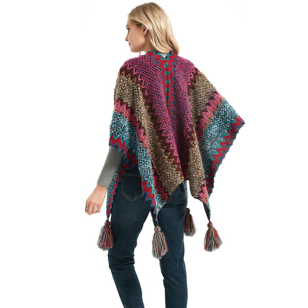 Dame skjerf, strikket sjal, bohemsk stil, 135cm
