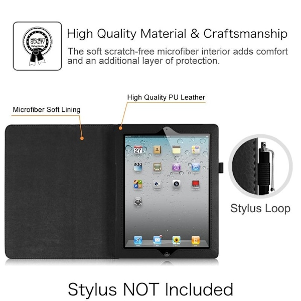 ProCase ipadfodral för 10.5"|brun brun
