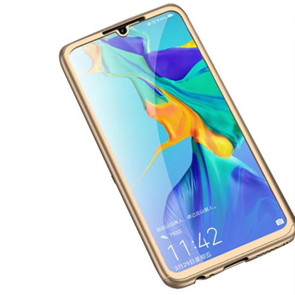 Elegant, Stødabsorberende, Etui, 360, Huawei P30 Röd