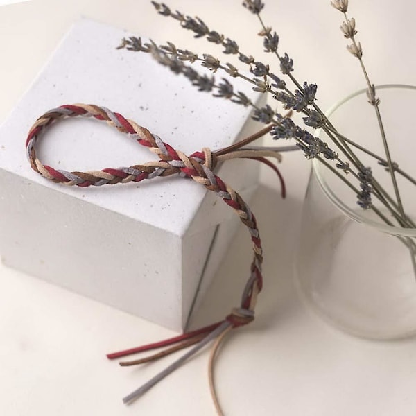 4st Lädersnöre, Läderhalsband Sladd Armband Halsband Gör-det-själv