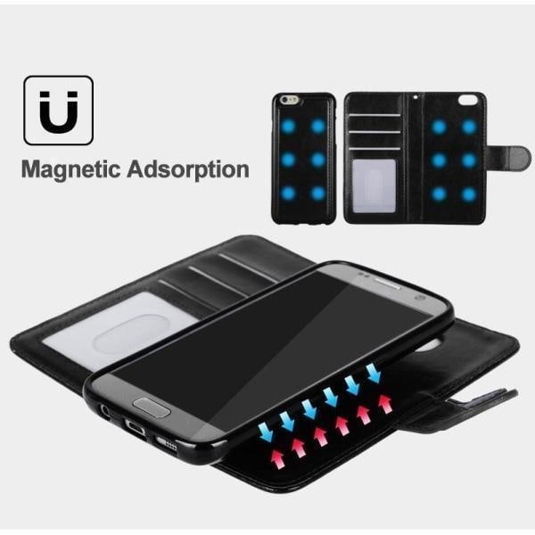 Samsung Galaxy S21plus  Plånboksfodral Skal med Magnet 2 i 1 Svart