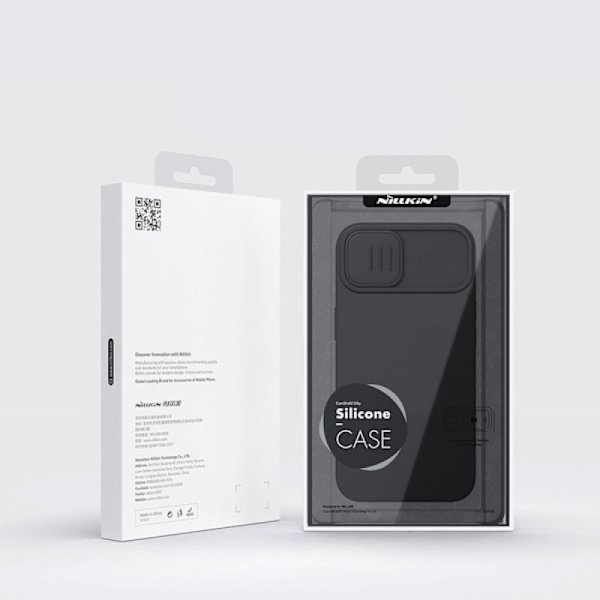 Nillkin CamShield silikondeksel til iPhone 14 Plus med kamerabeskyttelse