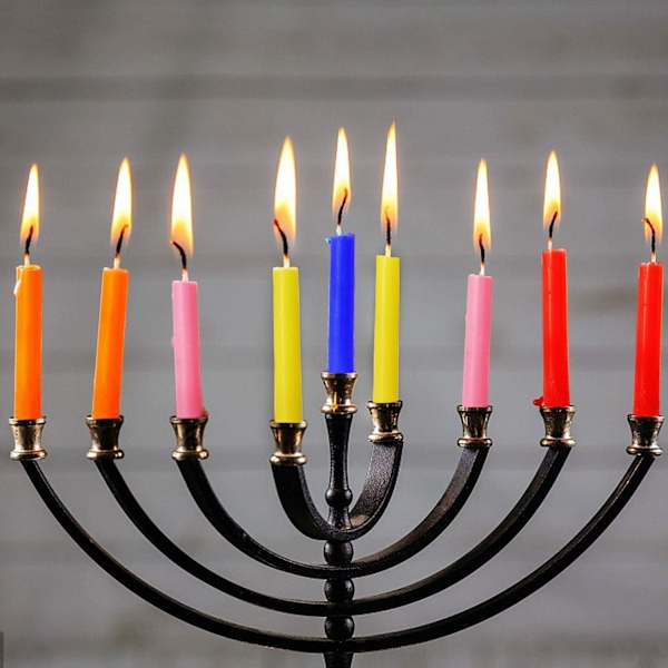 Spiritual Candle Set, Mini avsmalnande ljus för födelsedagsfirande, droppfria avsmalnande ljus, budgetvänligt pris, 50 st i livfulla blandade färger