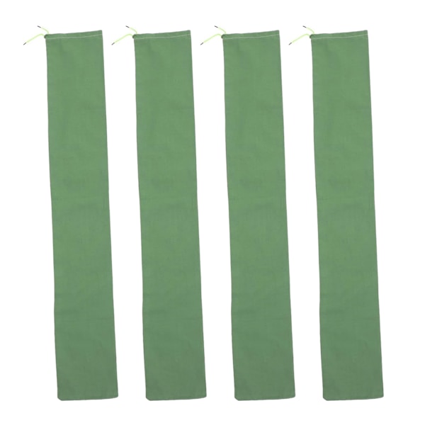 4x gröna vattentäta återanvändbara sandsäckar för översvämningskontroll för översvämning 120cm*19cm