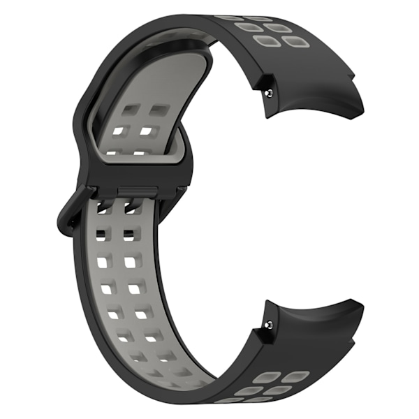 Klockarmband silikon Samsung Galaxy Watch 3 41 mm/4/4 Classic/5/5 Pro Mörkgrå