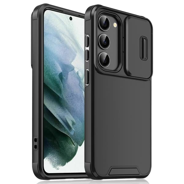 Floveme Skyddsskal för iPhone 14 Pro Max - Transparent TPU & PU-Läder