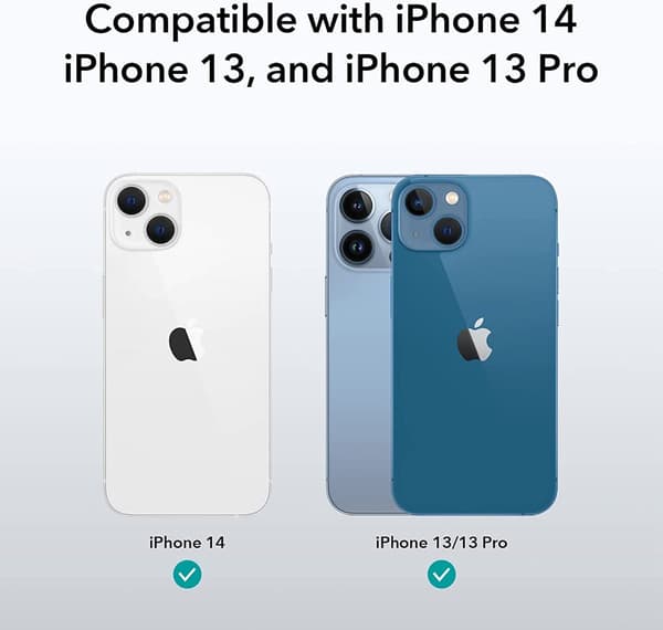 2-Pakkaus iPhone 13 / 13 Pro Karkaistu lasi Täysin peittävä Näytönsuoja