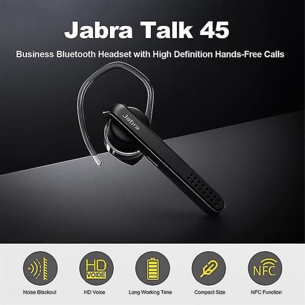 IC Original Stealth Talk 45 Bluetooth Handsfree - Musta