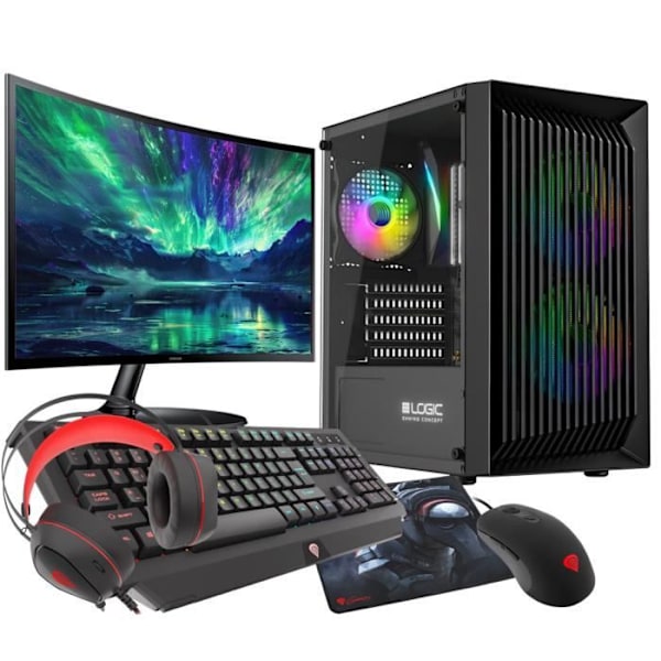 Speldator VIST Ryzen 5 5600G - 16 GB RAM - RX VEGA - 1 TB M.2 SSD - LCD 24 - Windows 11 Pro