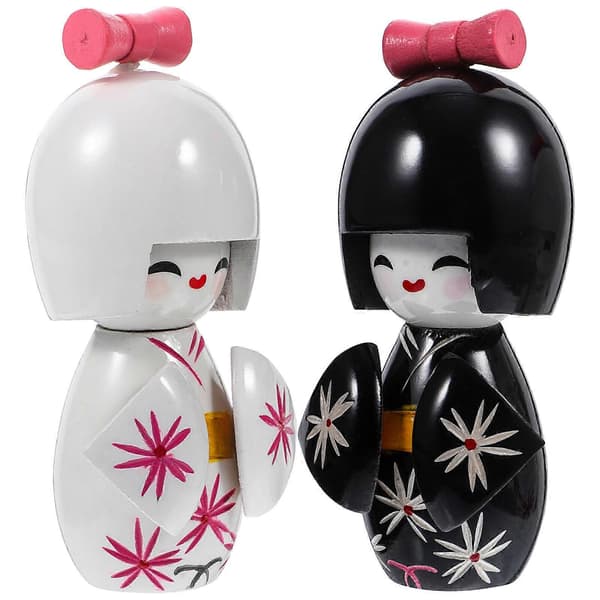 2st japansk stil Kimono docka Kimono docka figurer statyer bordsdekoration