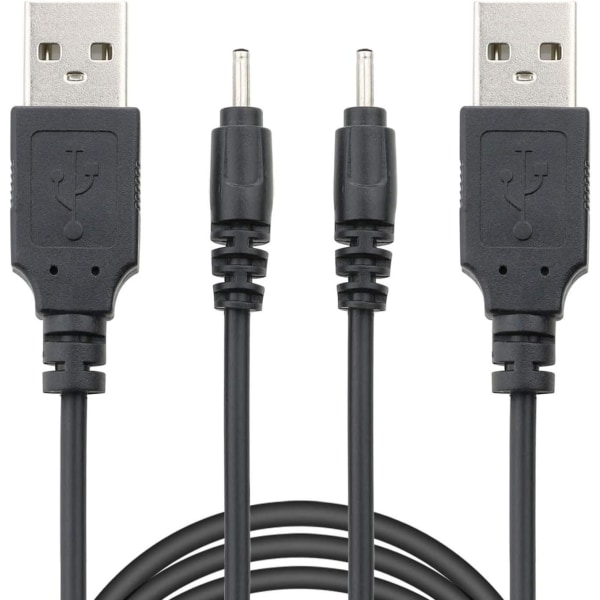 2PCS USB till DC-kabel - Laddningsadapter för öronsnäckor