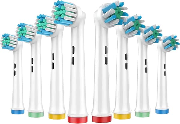 Tannbørstehoder 8-pakning, Cross Action, Precision Clean