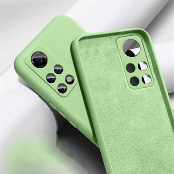 Xiaomi Mi 10T / Xiaomi Mi 10T Pro - Silikon Skal Mikrofiber Ljusgrön