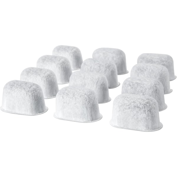Kolvattenfilterkapslar, Himmelskt Fräscht Kaffesmak, 12-pack, Naturligt Kokosnötsskal Kol, Tar Bort Kalciumföroreningar, Enkelt Miljövänligt