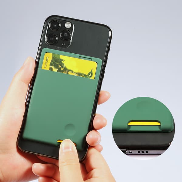Elastisk mobiltelefonpose - Rødt smartphone-etui - Universal