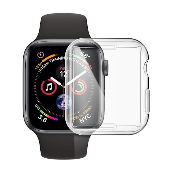 Heltäckande Skal till Apple Watch 1/2/3 Skärmskydd 42mm Transparent Transparent